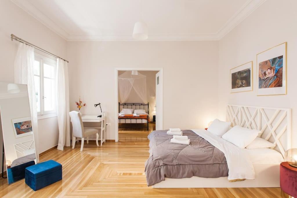 Ferienwohnung Splendid Full 5BDR/3bath/2kitchens Mansion in ATH Athen Exterior foto