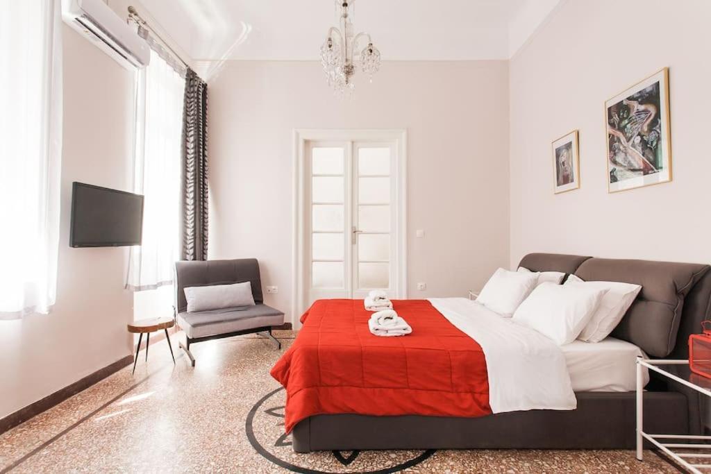 Ferienwohnung Splendid Full 5BDR/3bath/2kitchens Mansion in ATH Athen Exterior foto